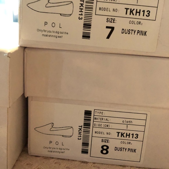 𑁍POL Mohair Flats in Dusty Pink𑁍 - Picture 6 of 7